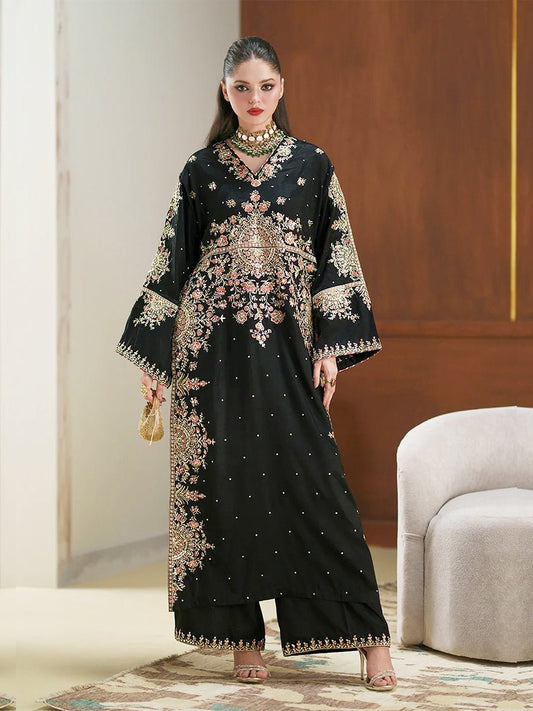 Ethnc Kaftaan E-1104 Shamoz Silk - Ain Stores