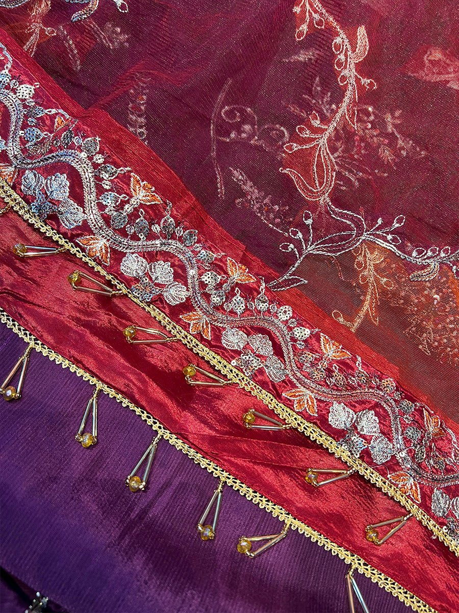 Shazia Kiyani Rema Tassel Silk - Ain Stores
