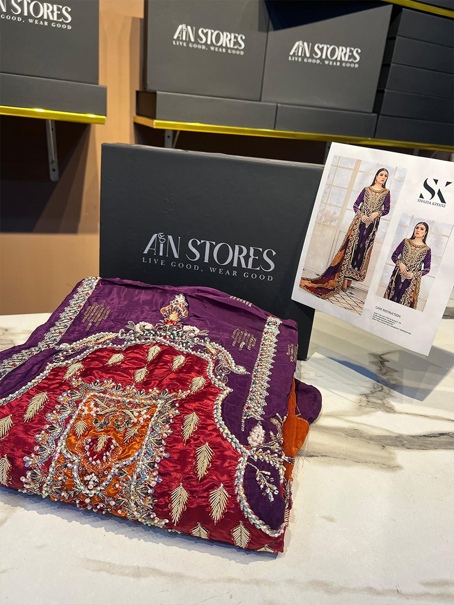 Shazia Kiyani Rema Tassel Silk - Ain Stores